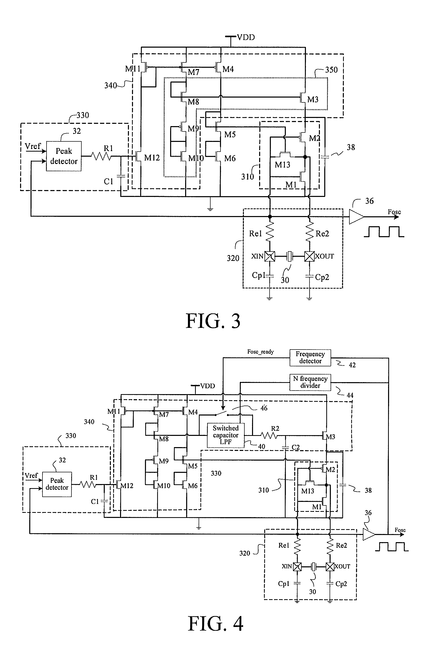 Crystal oscillator circuit having low power consumption, low jitter and wide operating range