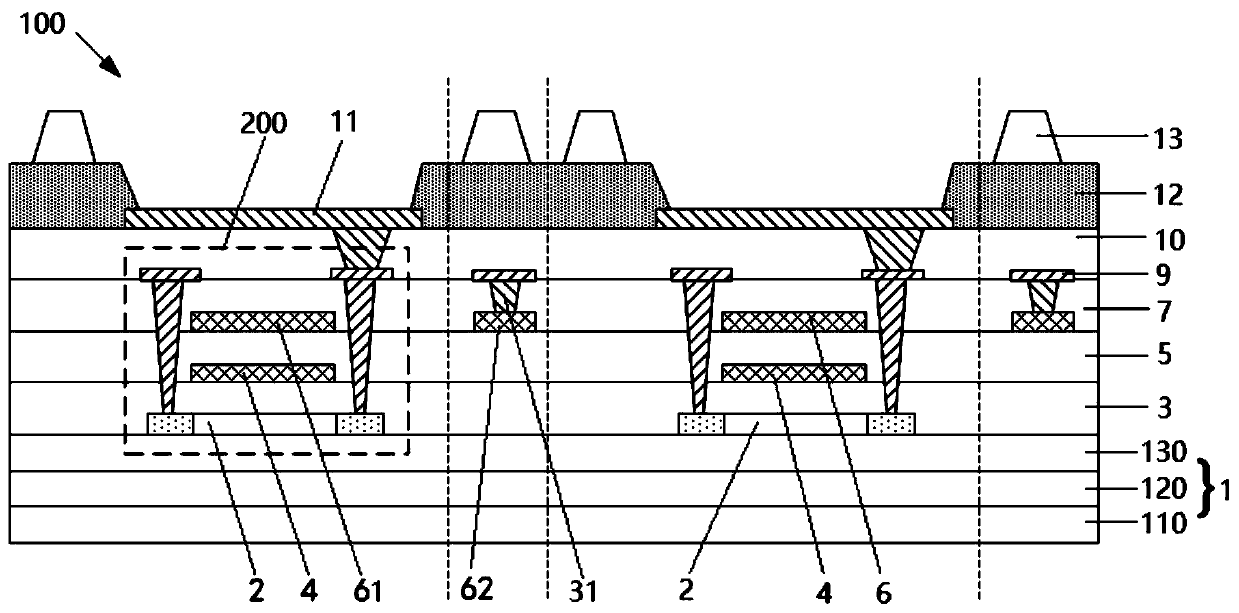 Array substrate, display panel and method for manufacturing array substrate