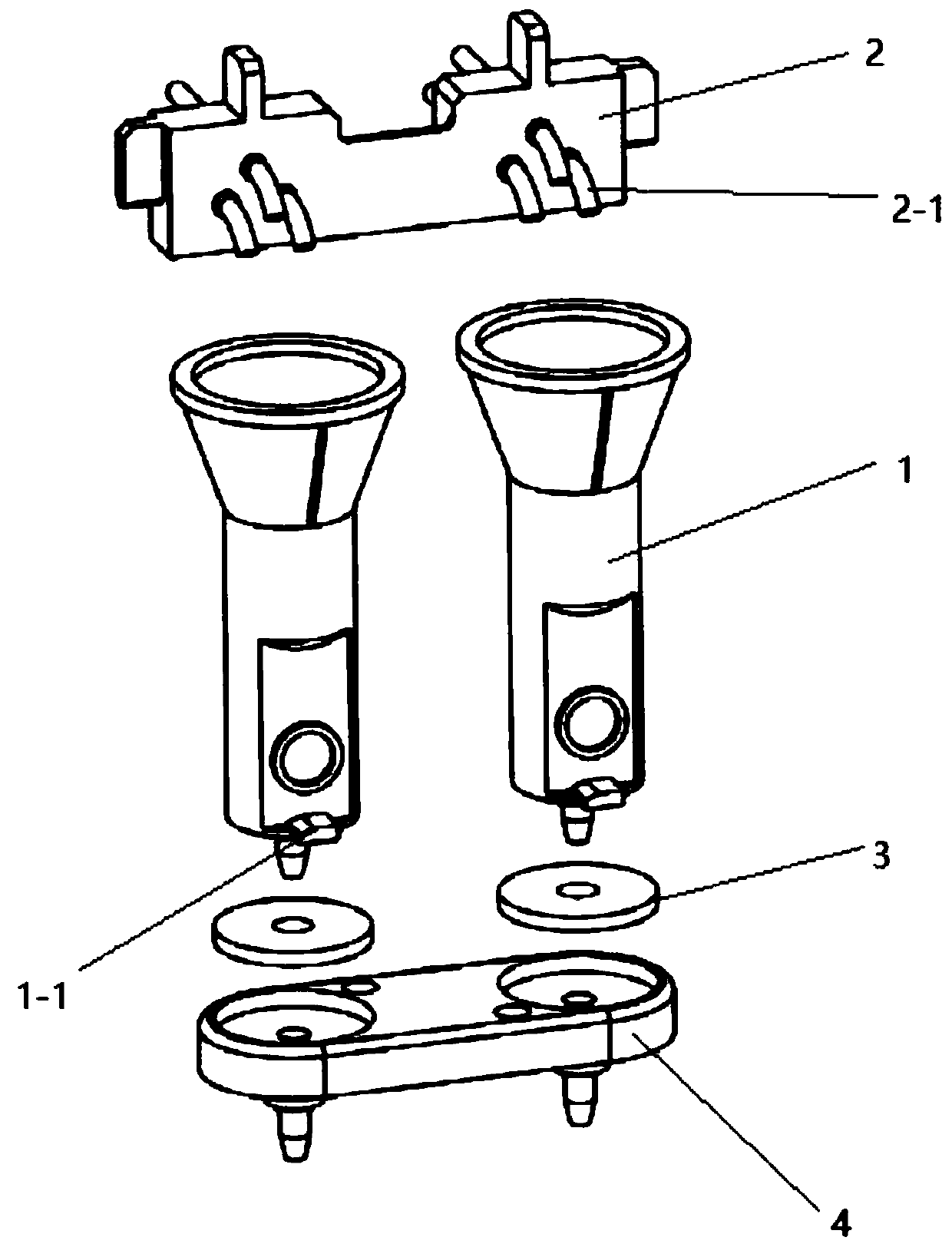 Channel-expandable blood detection device