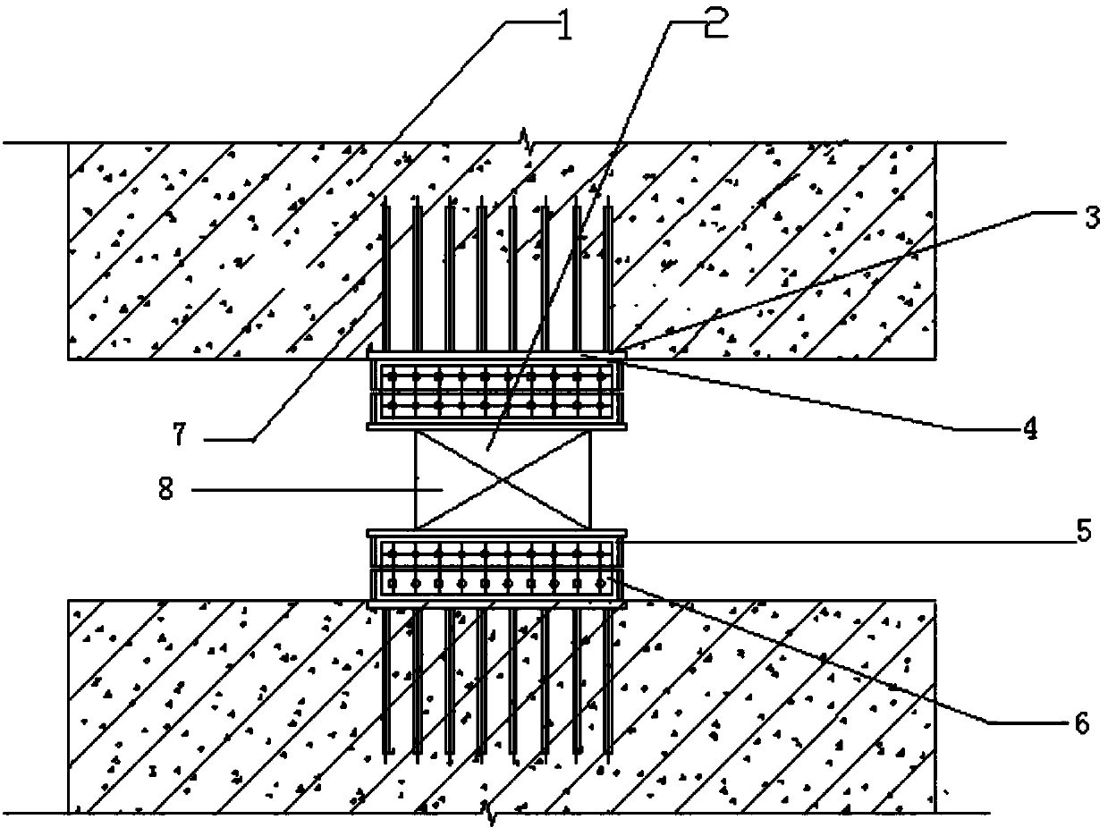 Energy-dissipation and shock-absorption damper component of earthquake-resistant building
