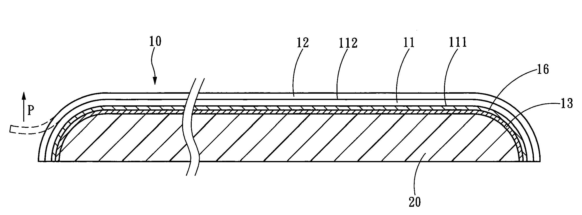 Abrasion-resistant transfer printing structure