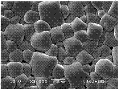 Manganese-doped niobium nickel-lead zirconate titanate piezoelectric ceramic and preparation method thereof