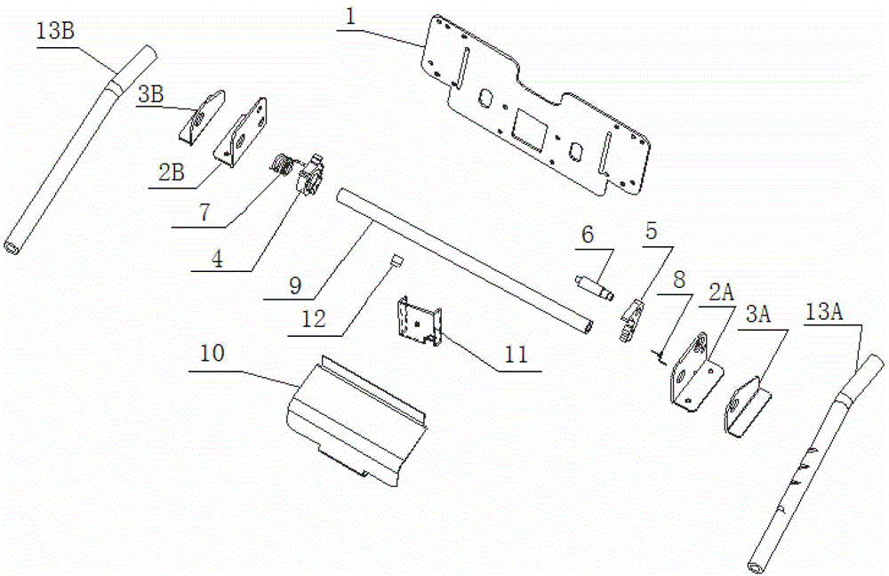 Rotary automotive headrest and working method thereof