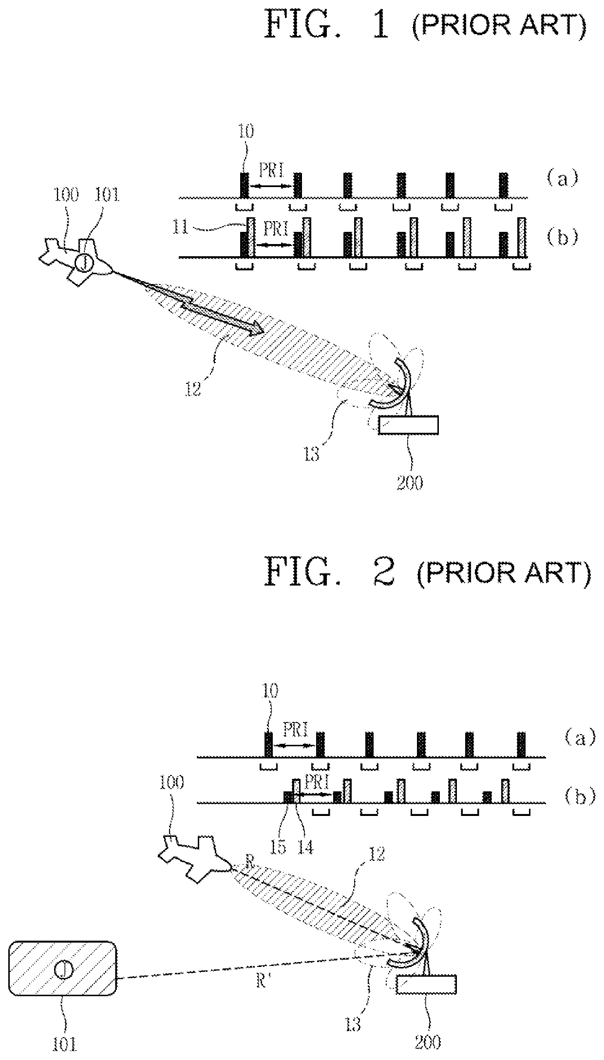 Synchronous side lobe jamming method for electronic attack