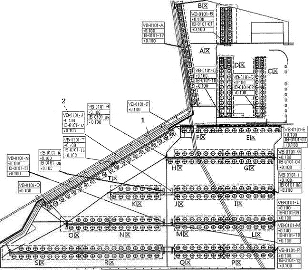 Optimized slow slag cooling field automatic spraying system