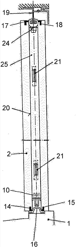 Fittings for at least liftable but preferably also movable leaves of windows or doors