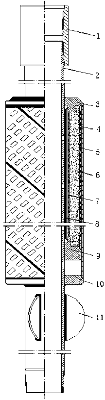 Pre-filling sand prevention method of highly-deviated well casing pipe and dedicated sand-filter pipe thereof
