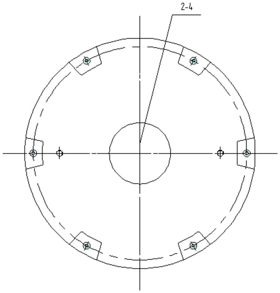 Machining method for air inlet fairing of air compressor of heavy-duty gas turbine