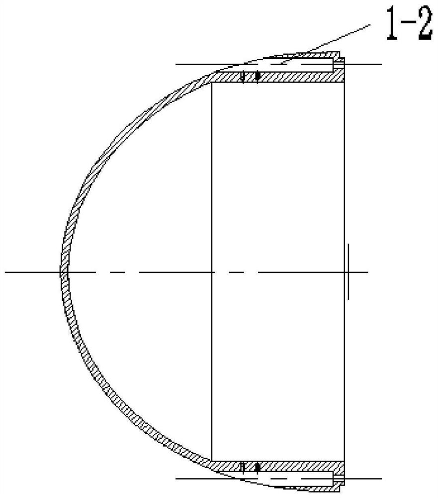 Machining method for air inlet fairing of air compressor of heavy-duty gas turbine