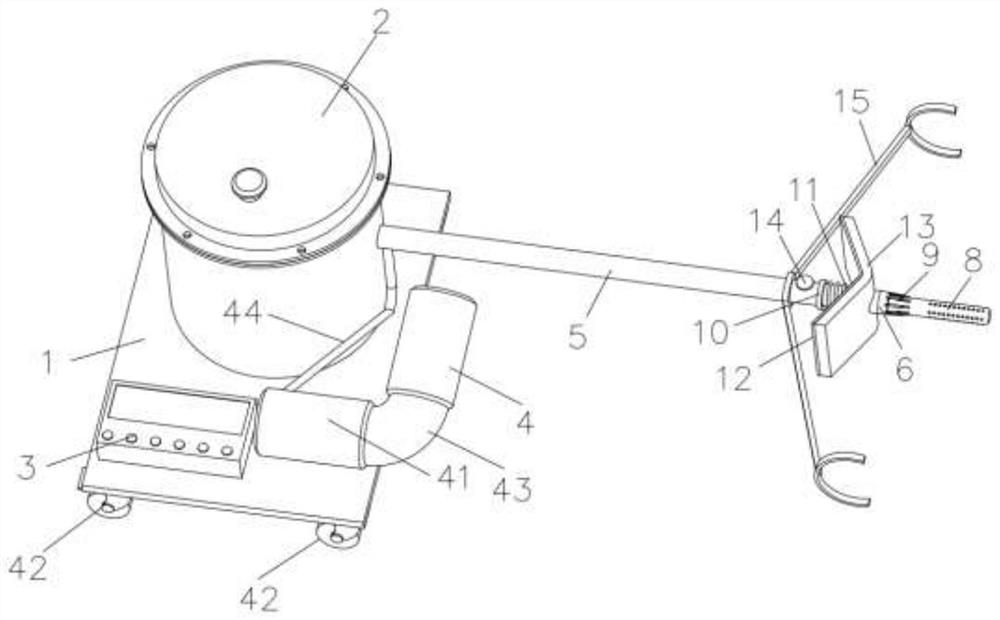 Fumigation nursing device for obstetrics and gynecology