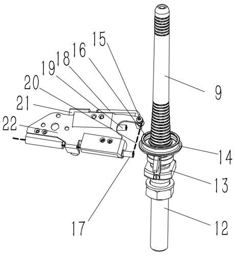 A kind of automatic threading method and threading device for traveler of ring spinning frame