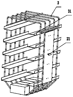 Tablet placing rack