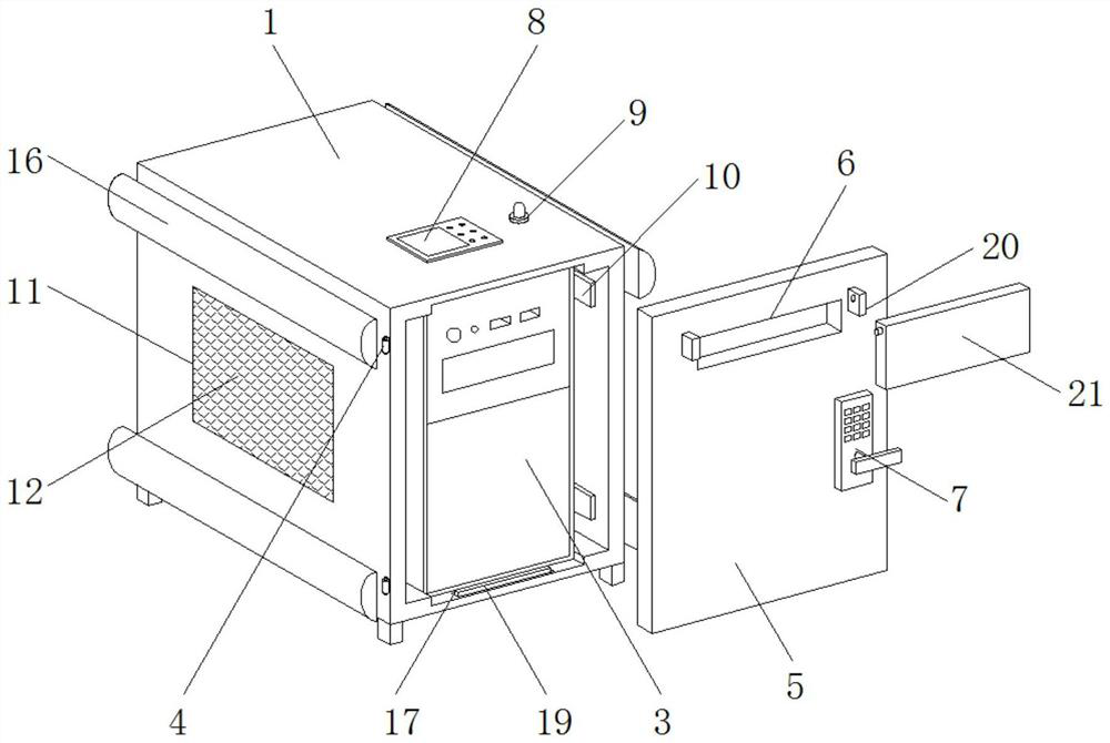 Modular integrated network security data encryption protection device