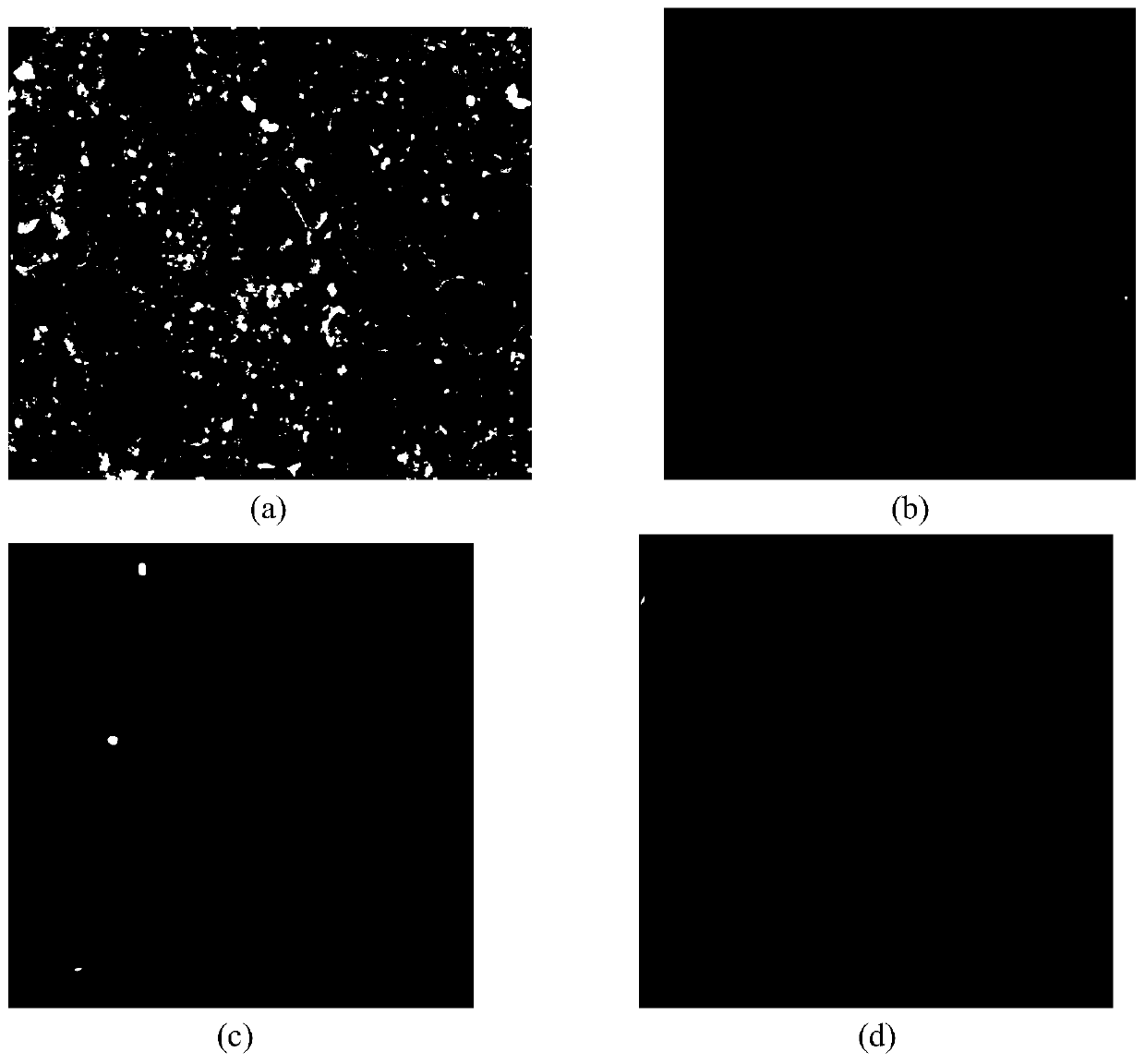 Image threshold determination method based on pixel gradient distribution