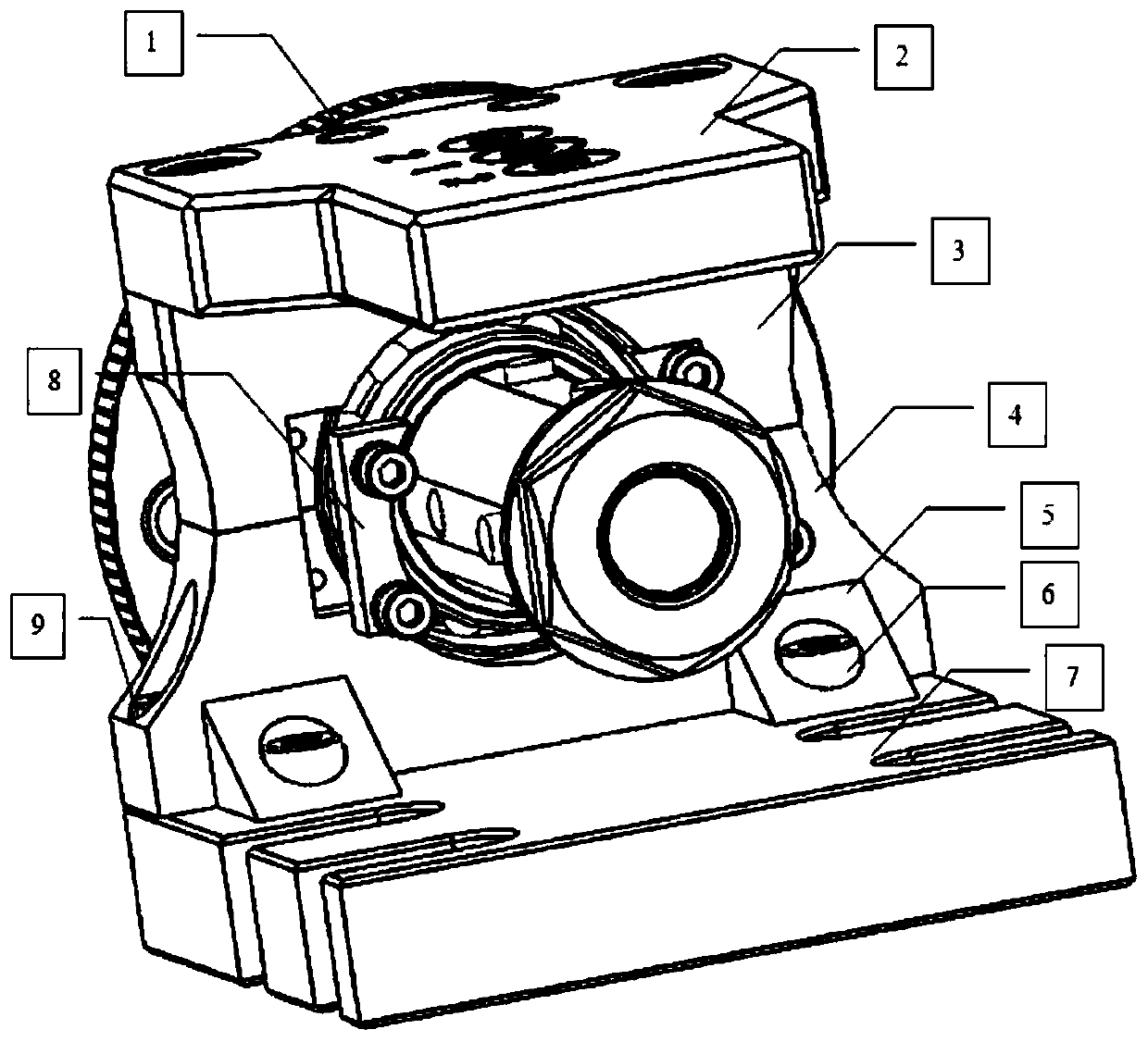 Special clamp used for circular hollow pipe drilling