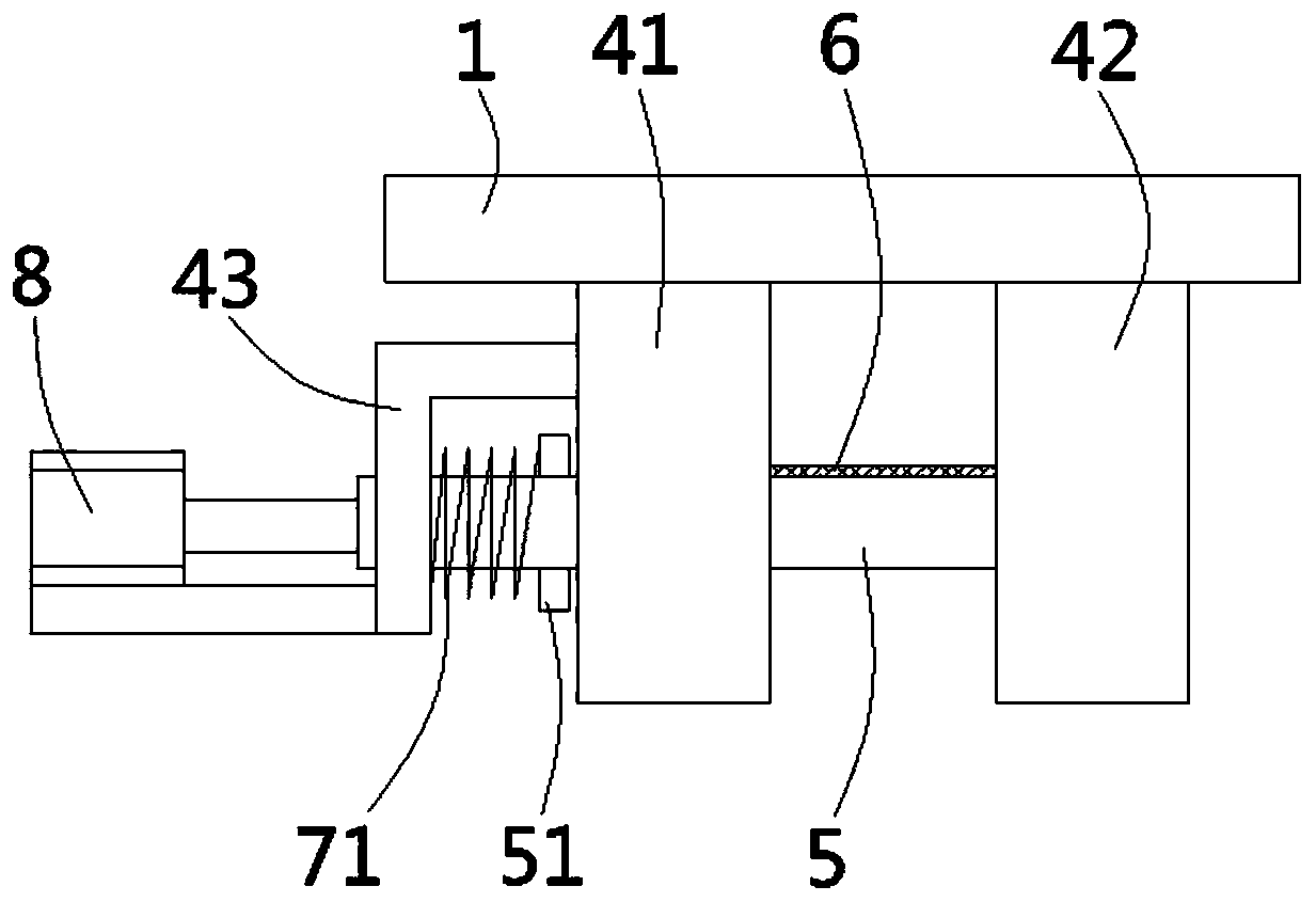 An adjustable safety warning device for mines