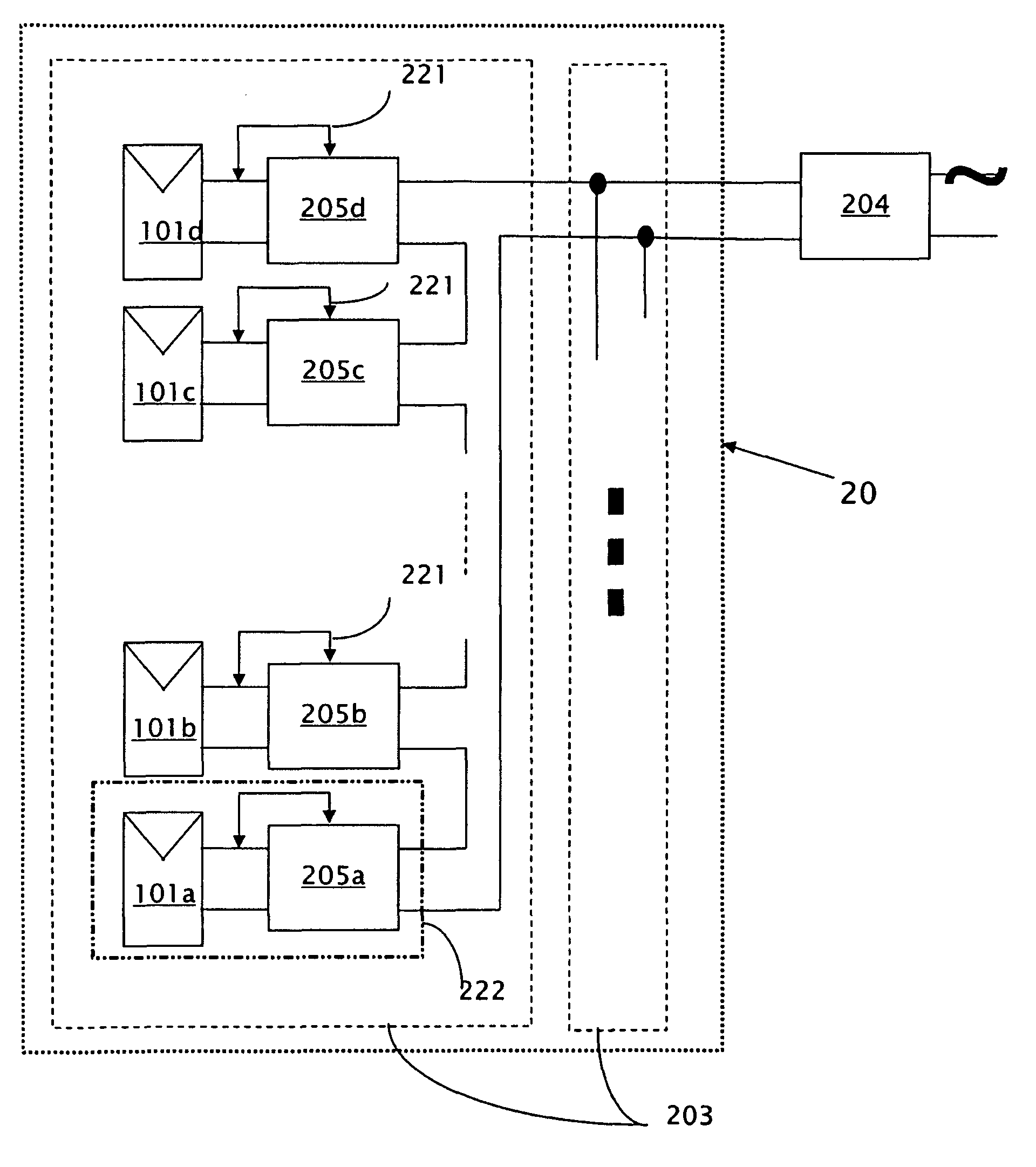 Parallel connected inverters