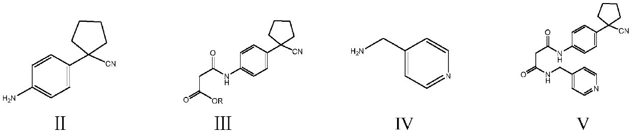 A kind of convenient preparation method of highly selective Apatinib