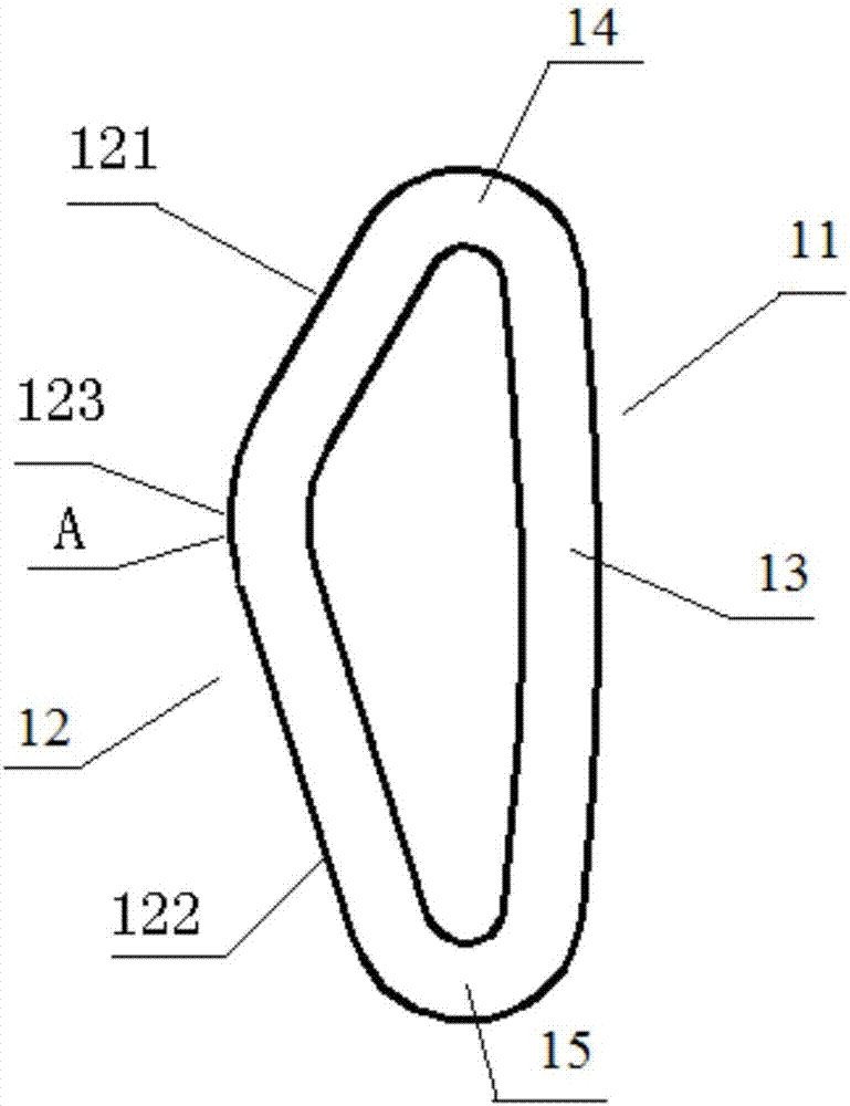 Electric contact piece with built-in liquid cooling medium and spiral elastic contact element