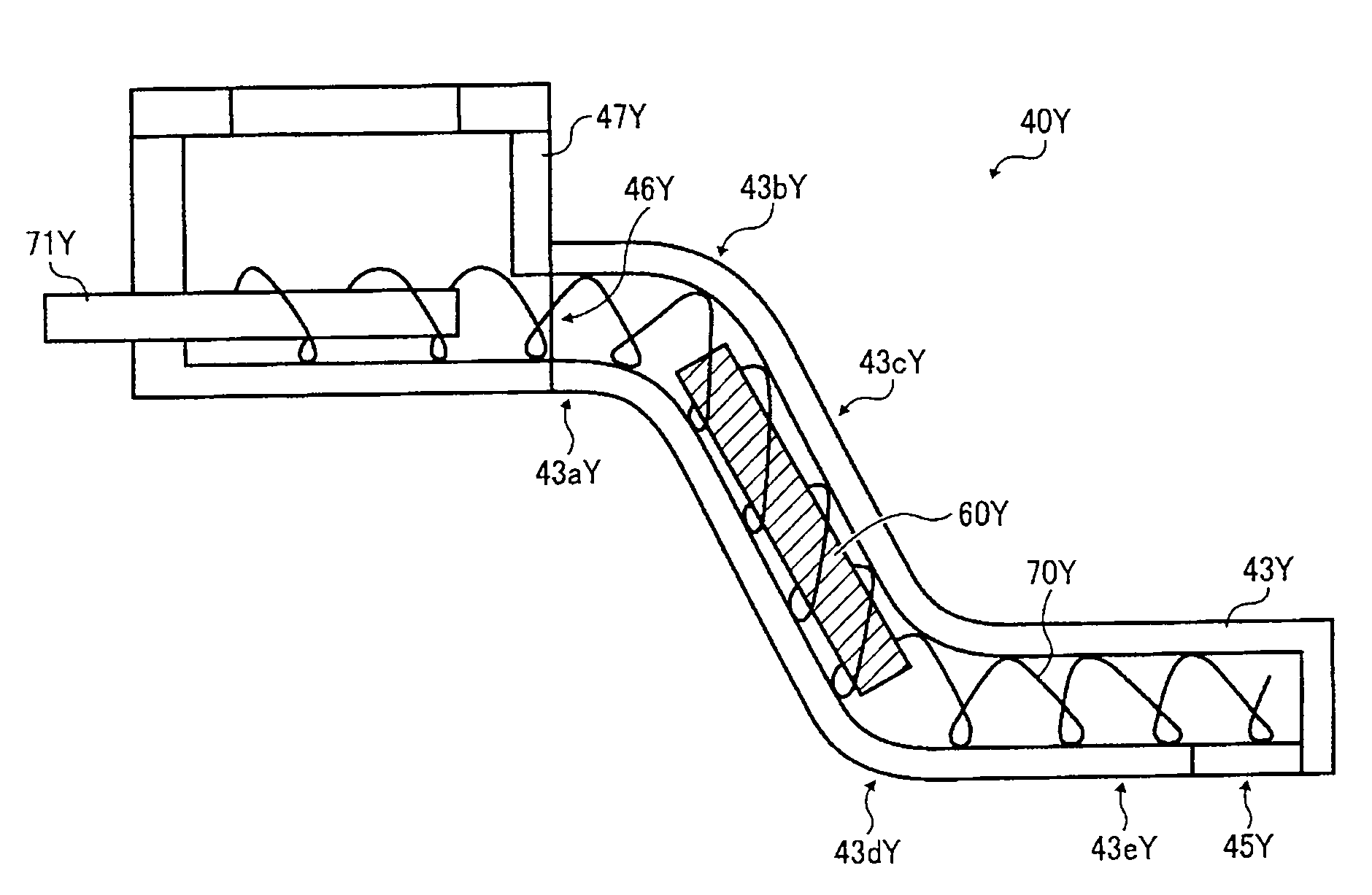 Powder conveyance device