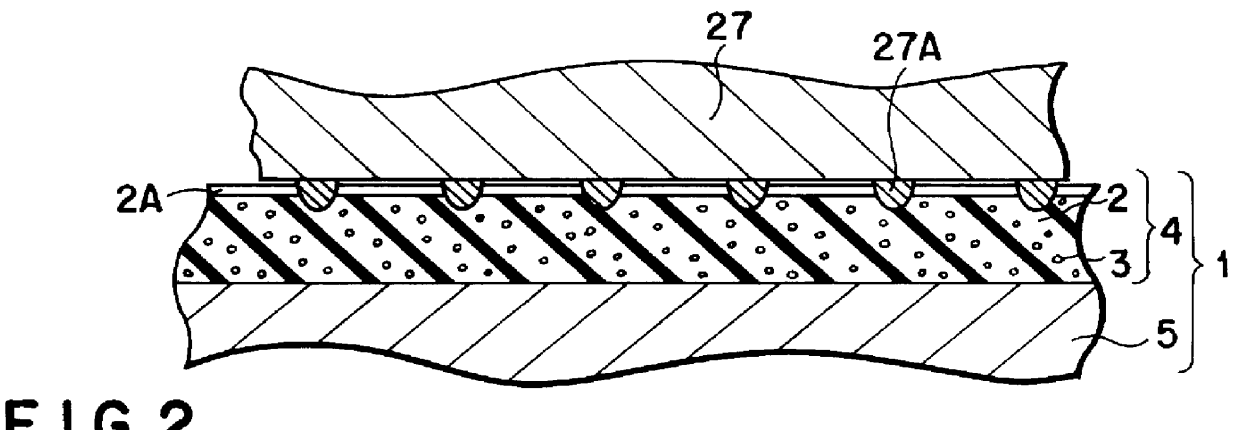 Cleaner for inspecting projections, and inspection apparatus and method for integrated circuits