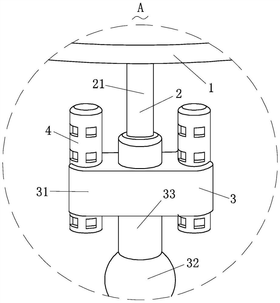 Mounting device of underwater safety detection equipment