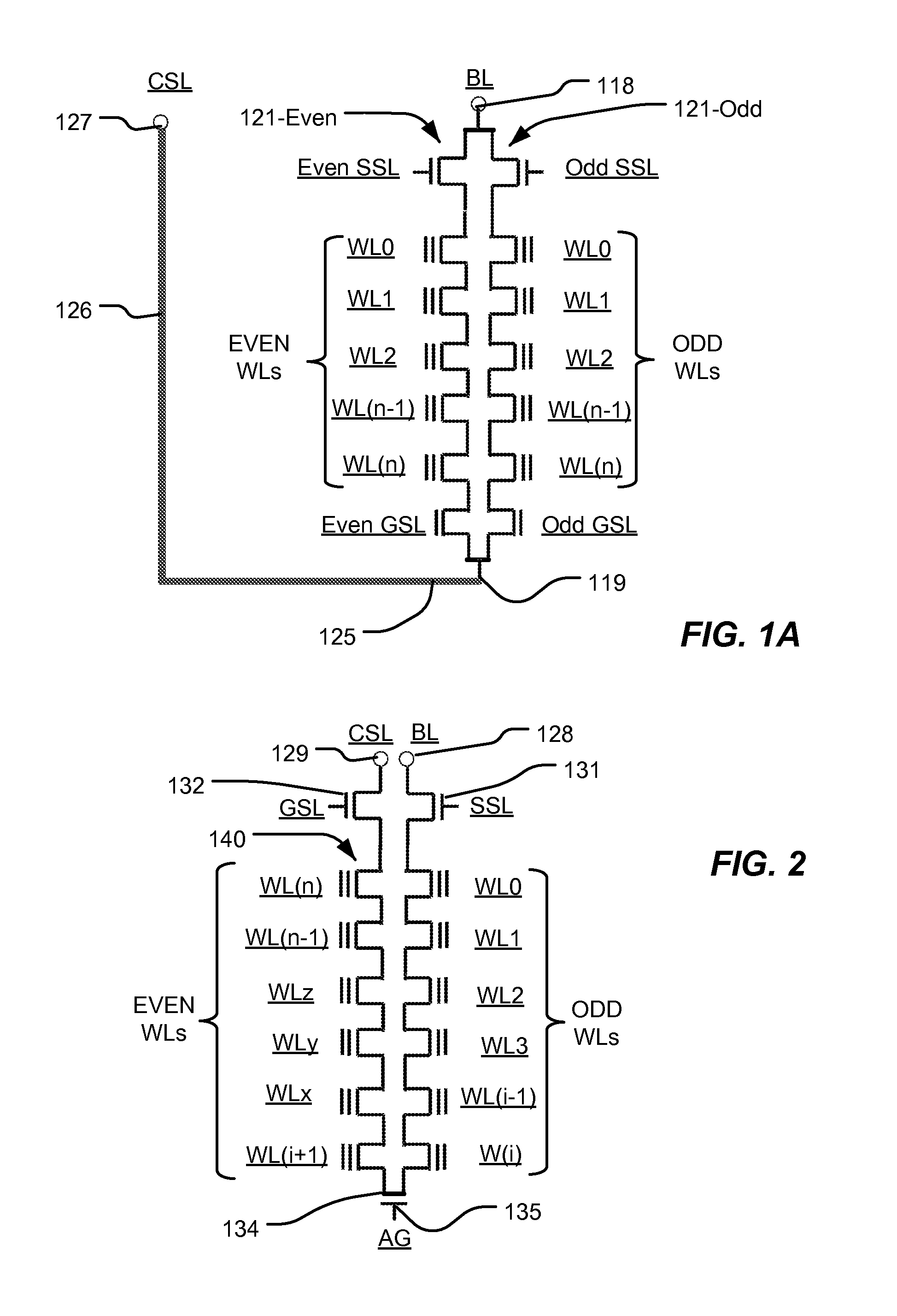 U-shaped vertical thin-channel memory