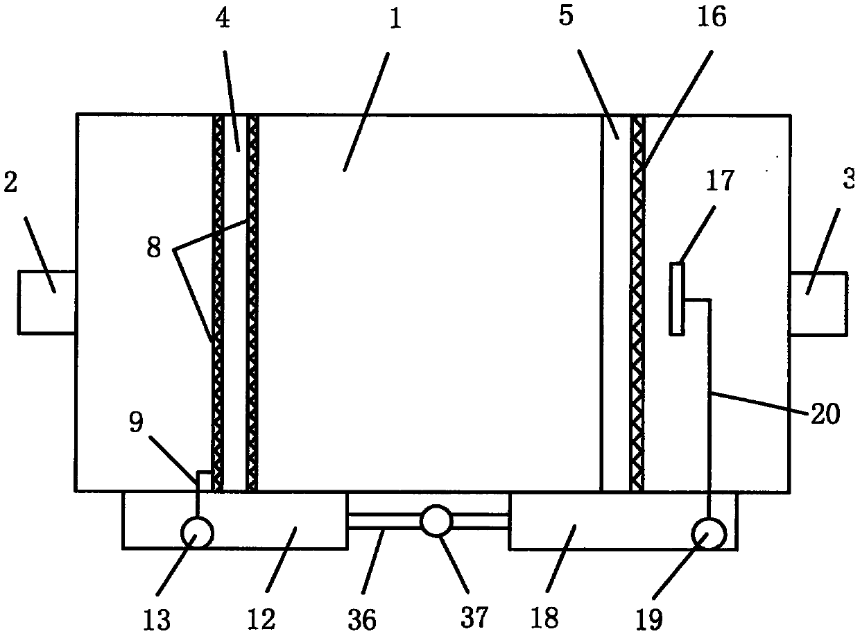 A boiler flue gas treatment device and treatment method thereof