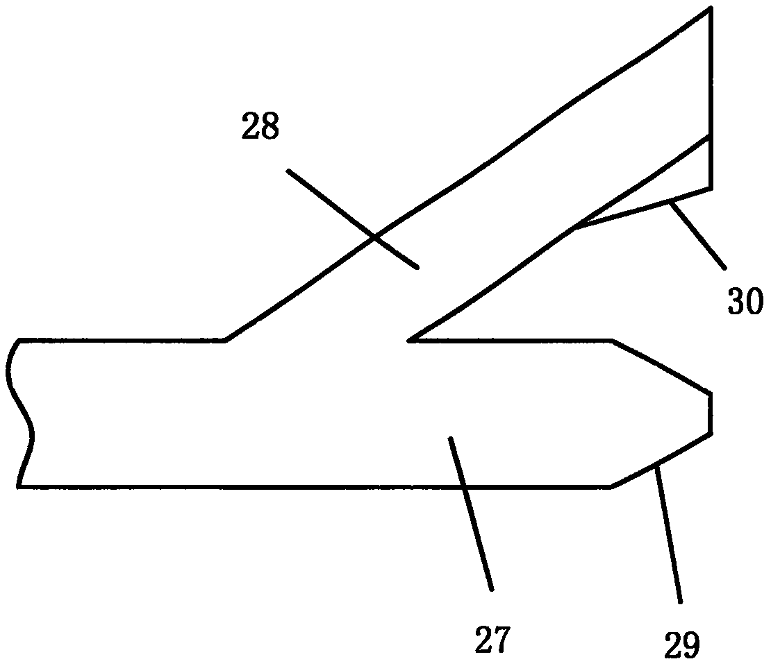 A boiler flue gas treatment device and treatment method thereof