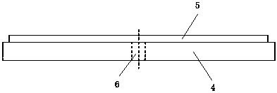 Ultrasonic testing method for weld area of ​​Stellite alloy sheet of steam turbine blade