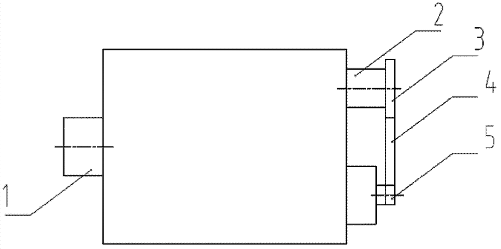 Gear train backlash measuring device and measuring method thereof