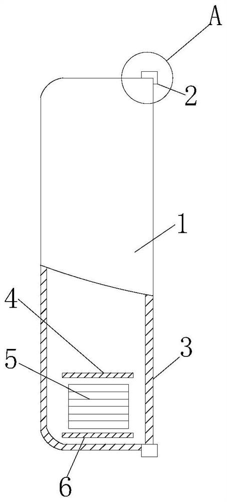 Door plate opening structure based on outdoor wall-mounted box