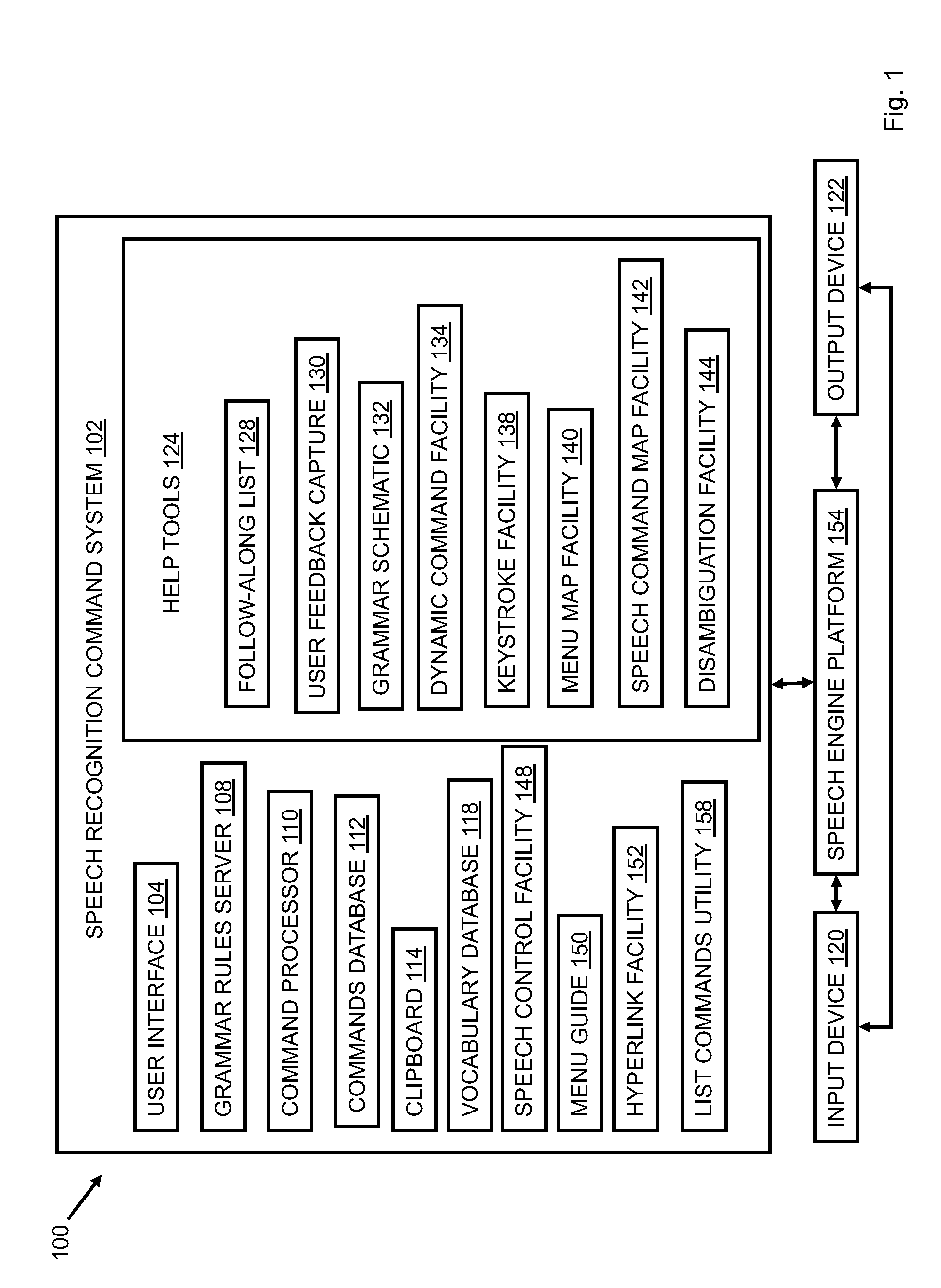 System and method of a list commands utility for a speech recognition command system
