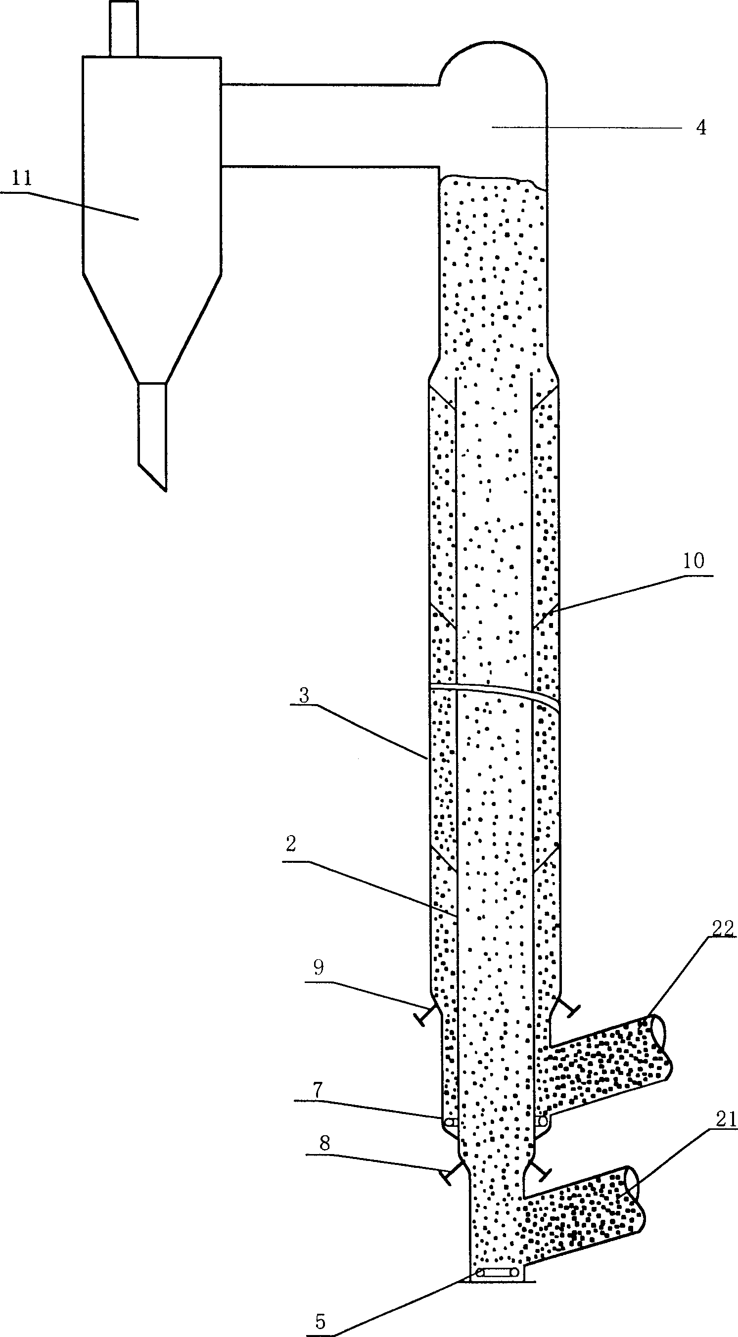 Method for catalyzing and cracking petroleum hydrocarbon in relaying mode
