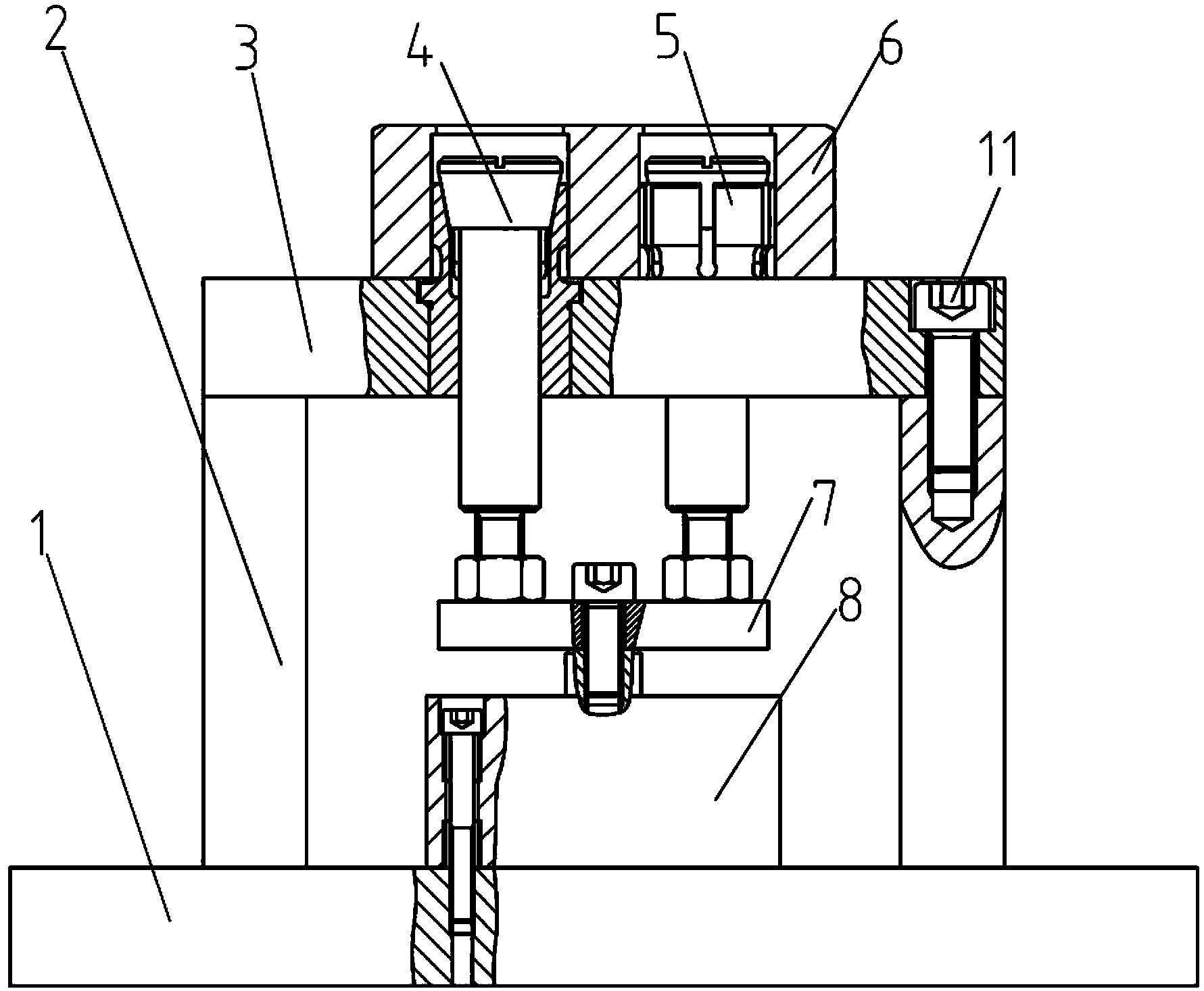 Pneumatic expansion type clamp