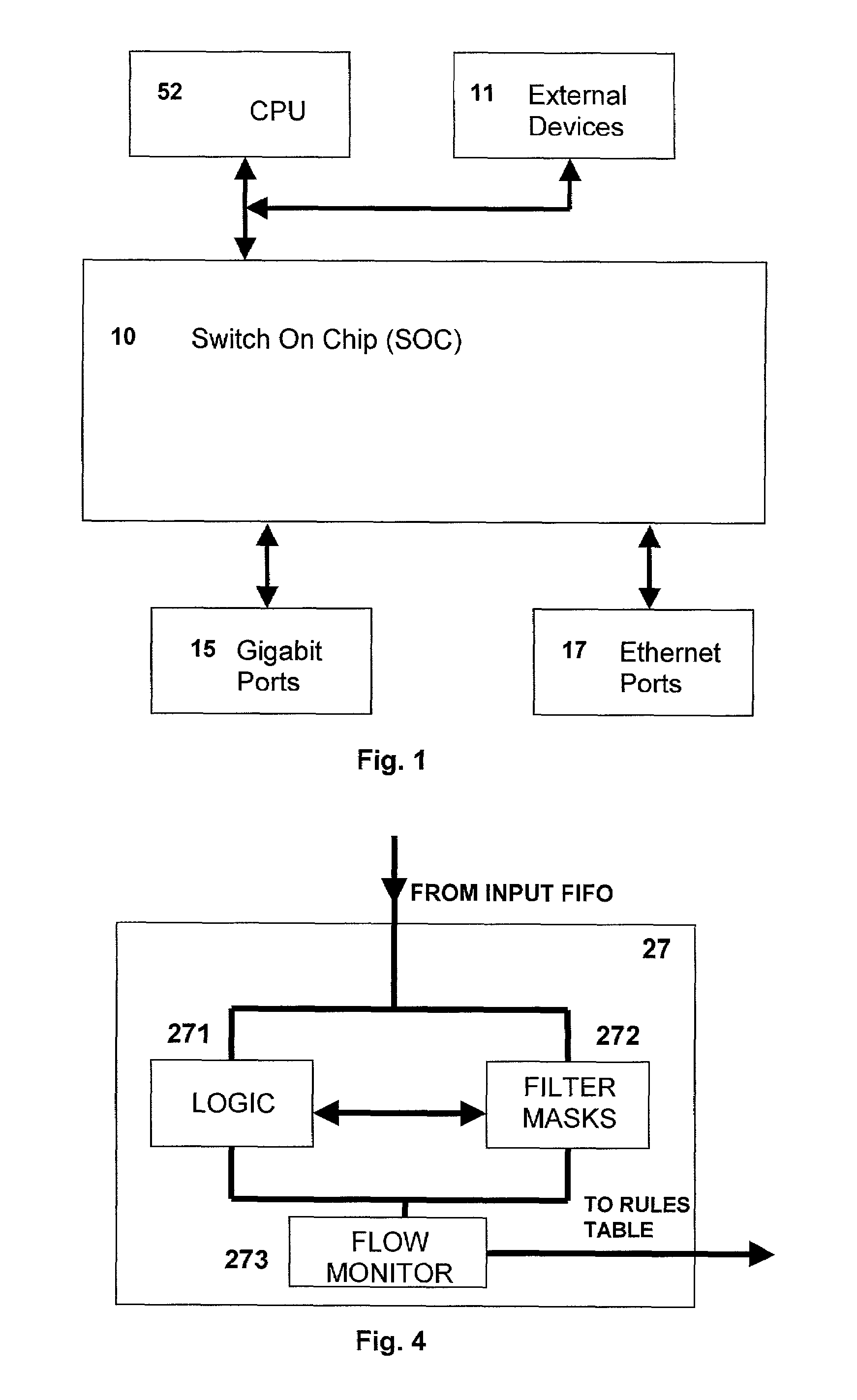 Method and apparatus for enabling access on a network switch