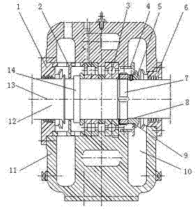 Bearing seat sealing device for centrifugal fan
