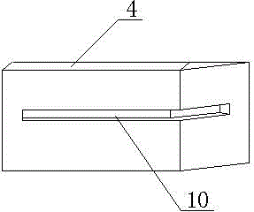 Horizontal supporting structure for building construction and method for installing same