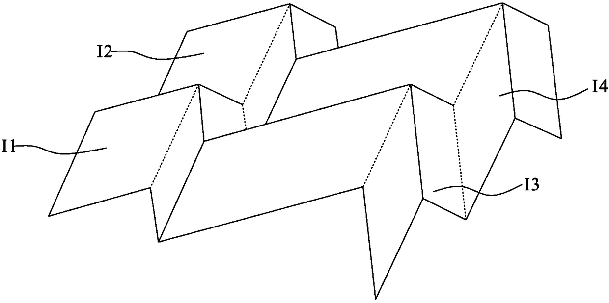 Geometric gradient plate structure