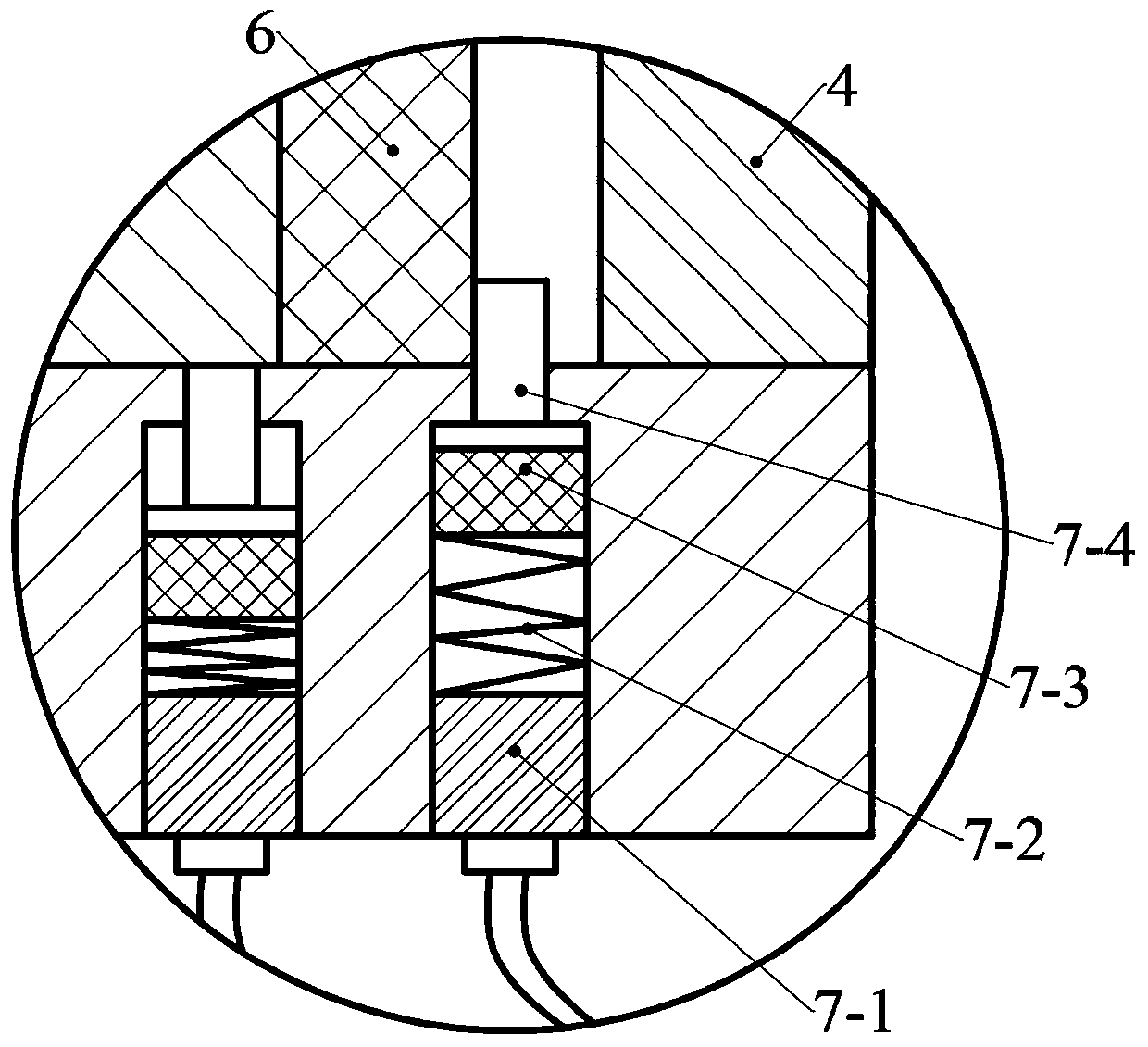 Fixed point limiting type multistable reversing valve and work station switching method thereof