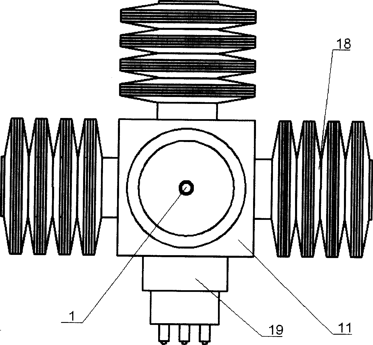 High power hydraulic actuating mechanism