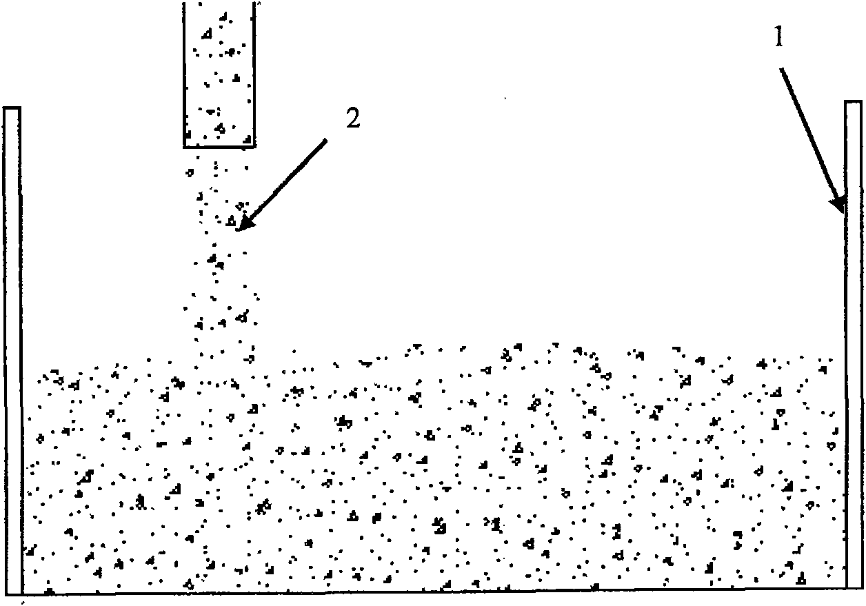 Jackstone-type rockfill concrete construction method