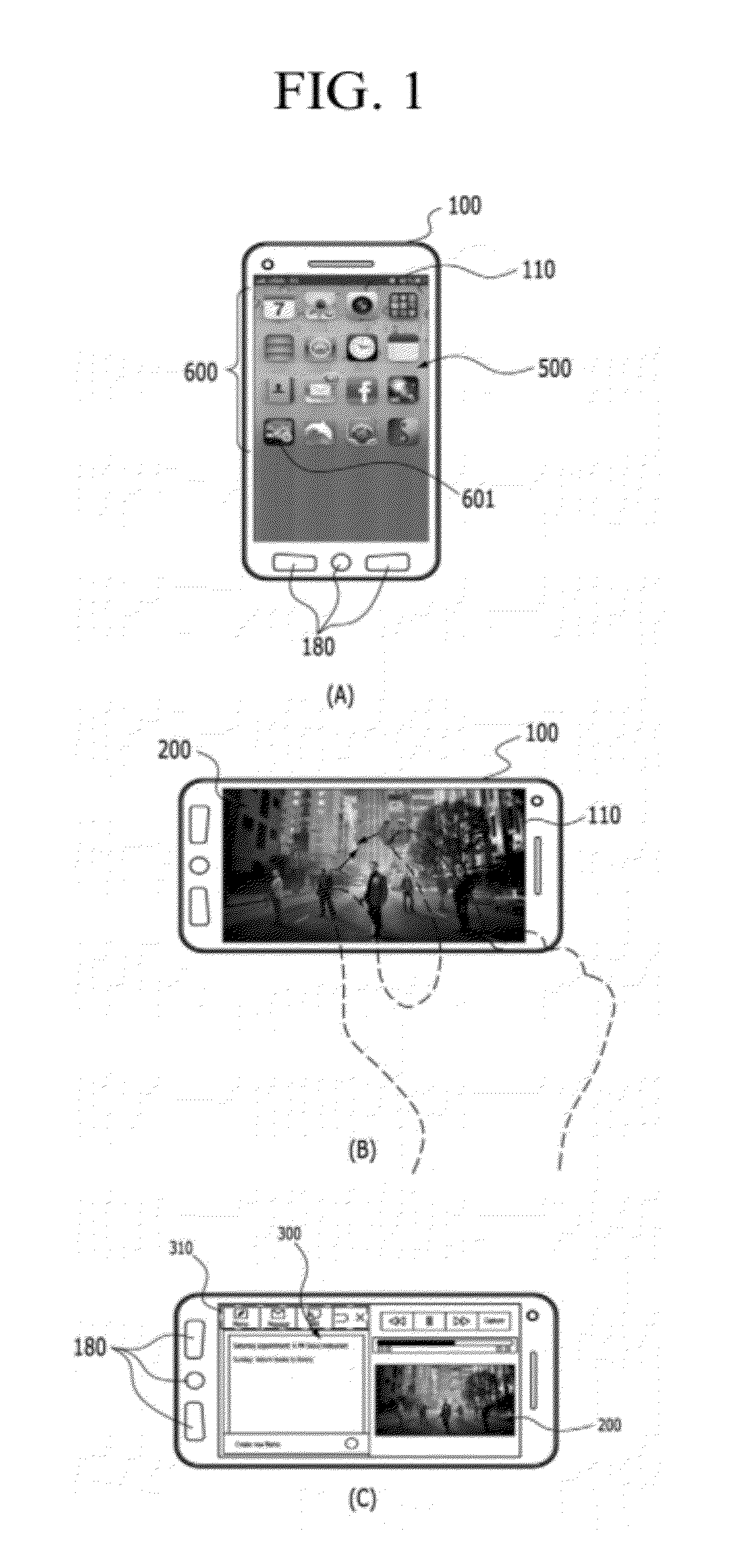 Transferring objects between application windows displayed on mobile terminal