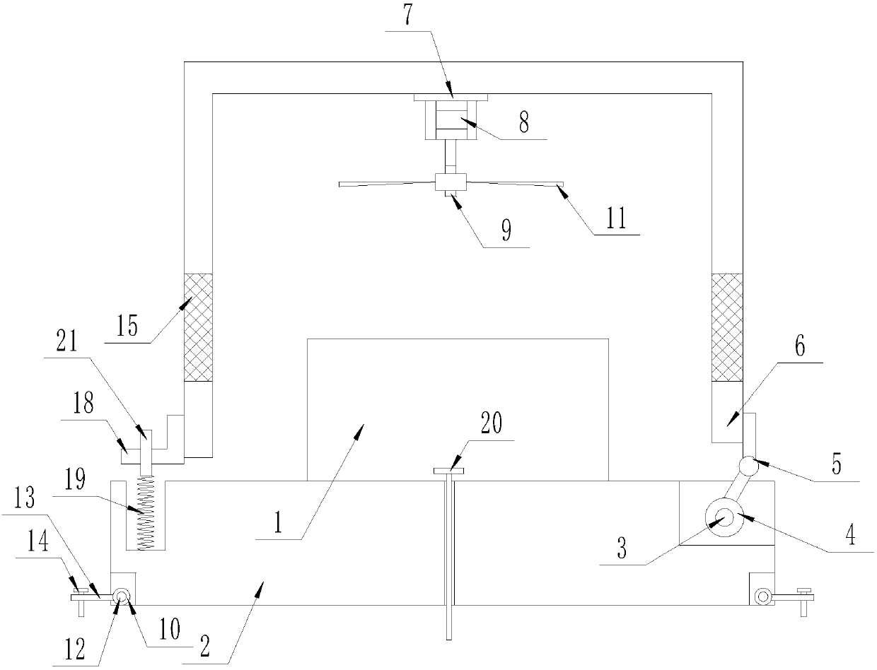 LED driving power supply with heat dissipating function