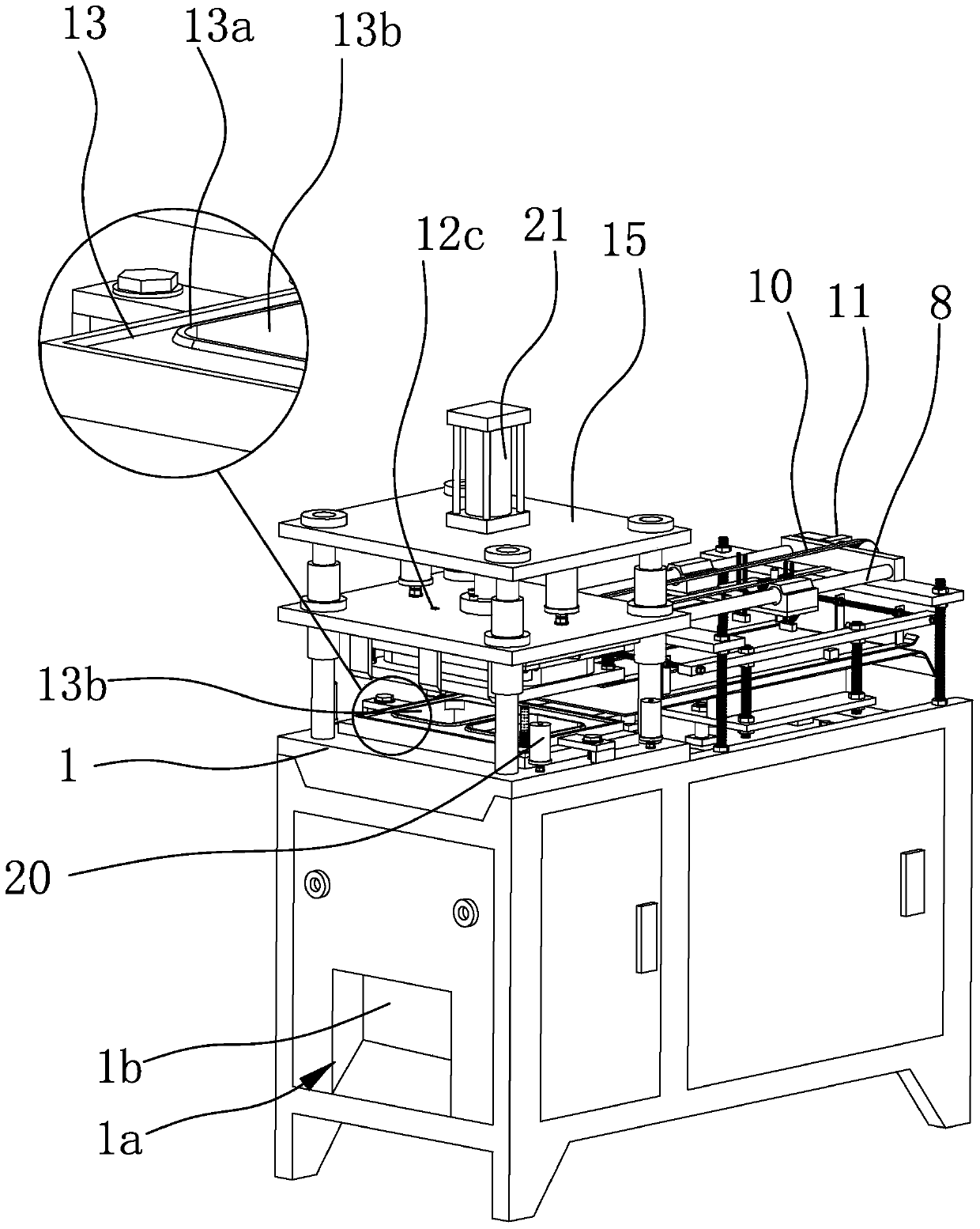 Blanking device for food box