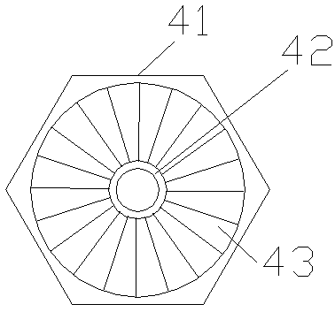 Wet honeycomb type desulfurization and dust removal device