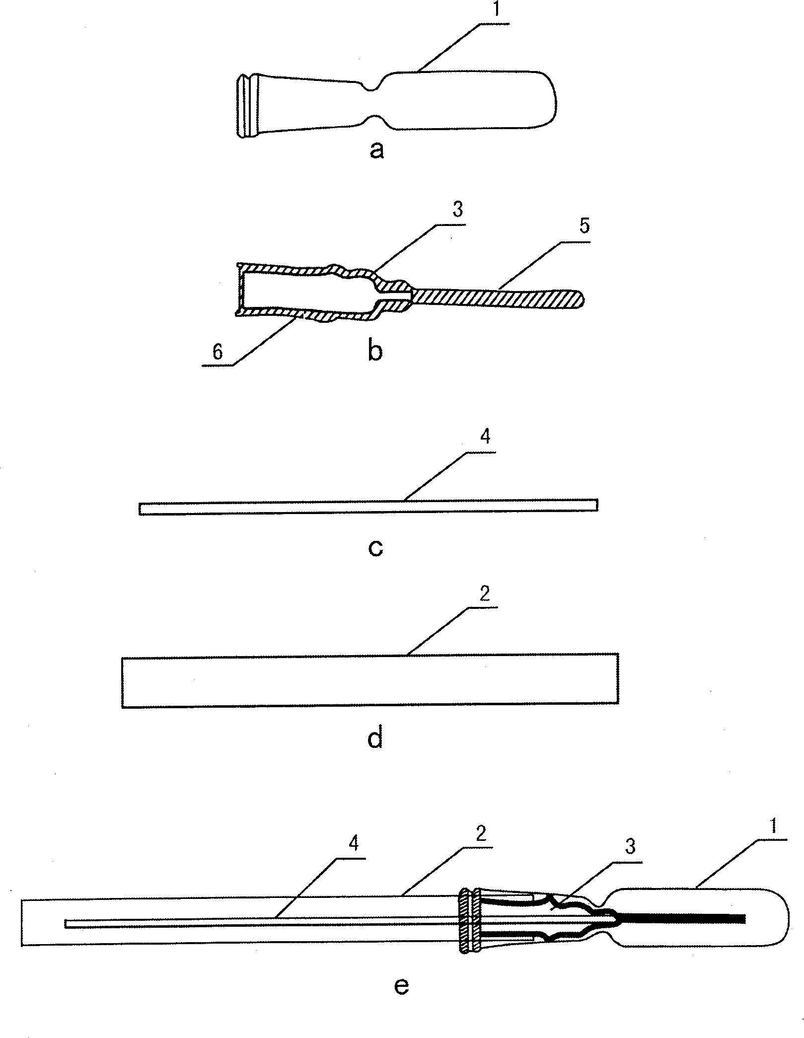 Sample collecting and testing device