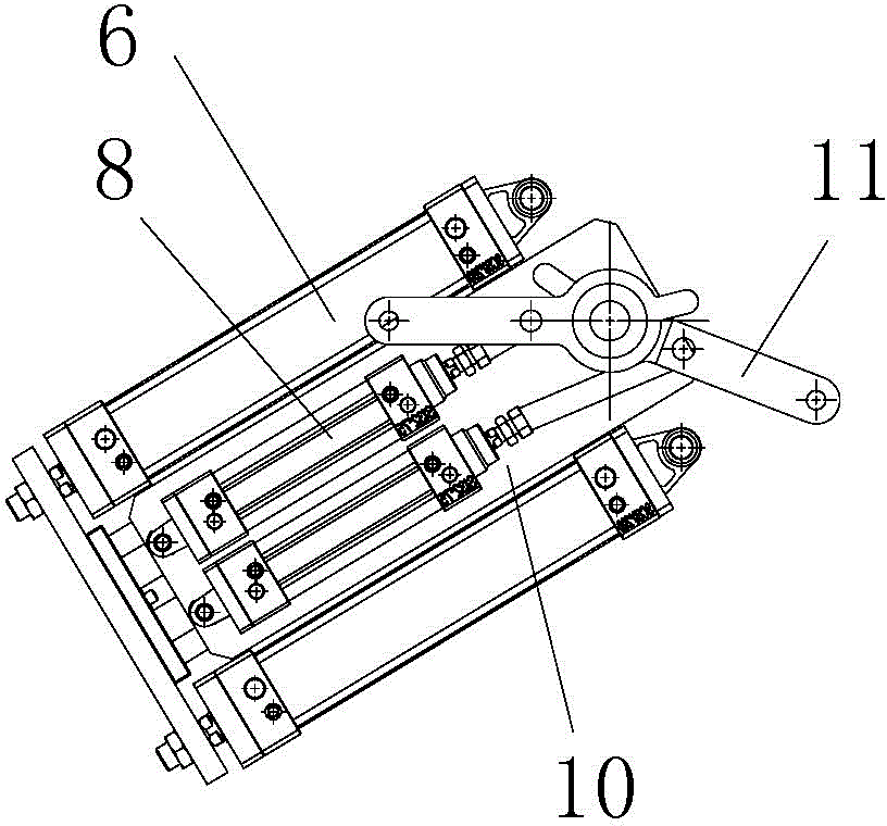 Linear cutter mechanism for winding machine