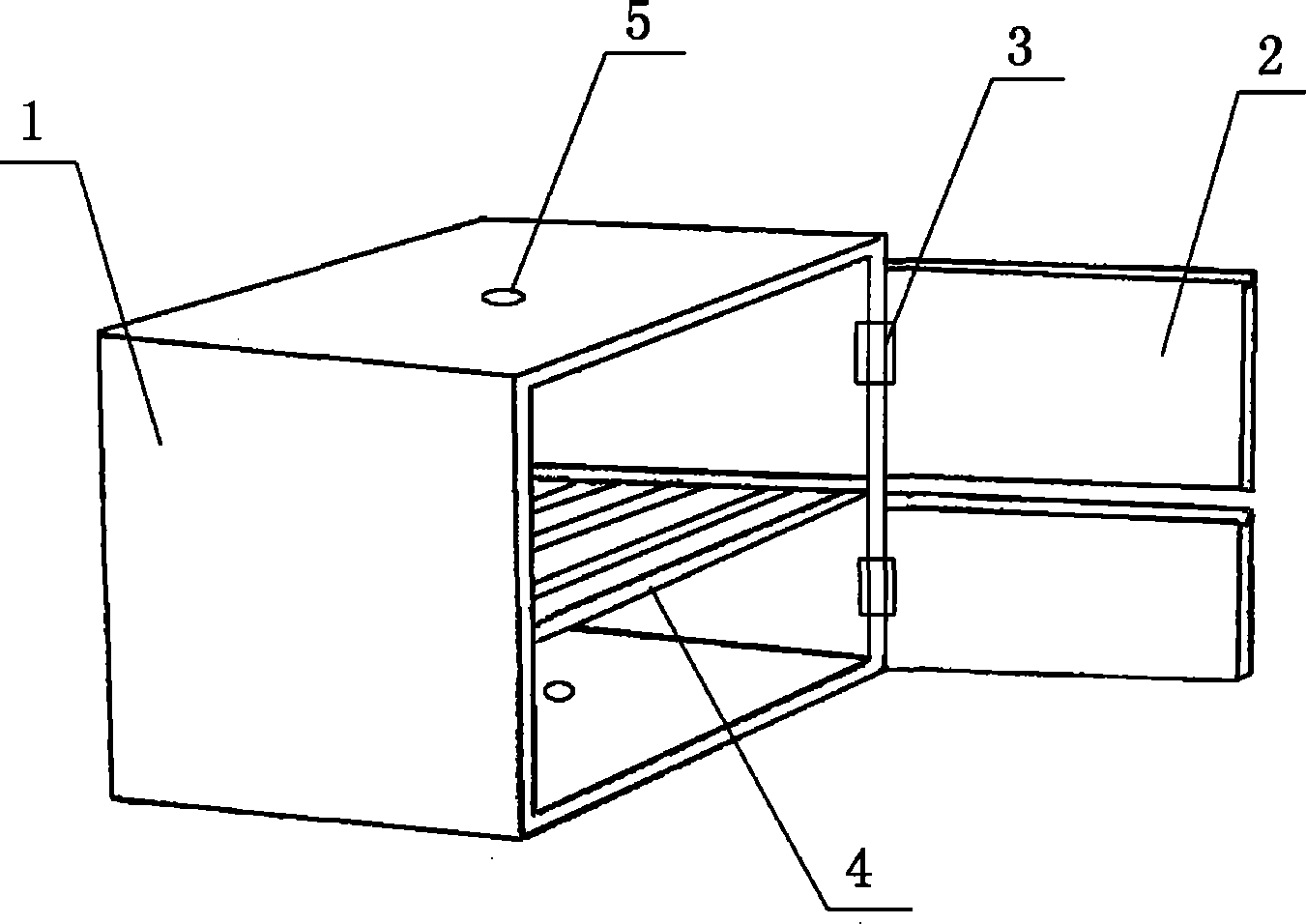 Food incense and fumigating cabinet for fumigating food by food incense