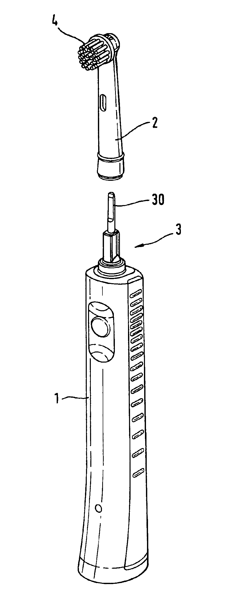 Electric dental cleaning device